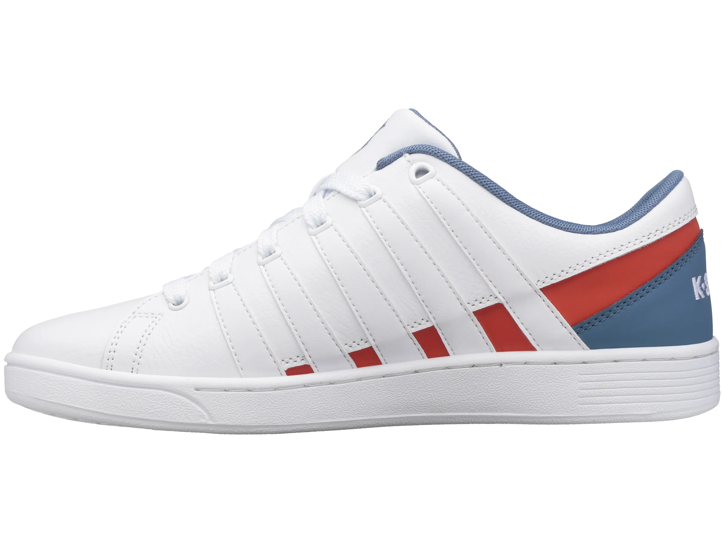 06999-927-M | MENS RAMLI COURT | WHITE/BLUE HORIZON/RED CLAY