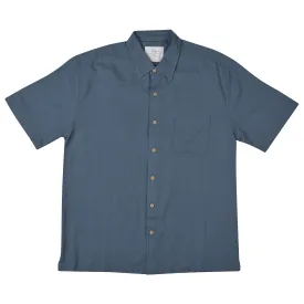 Bamboo Shirt Plain - blue steel