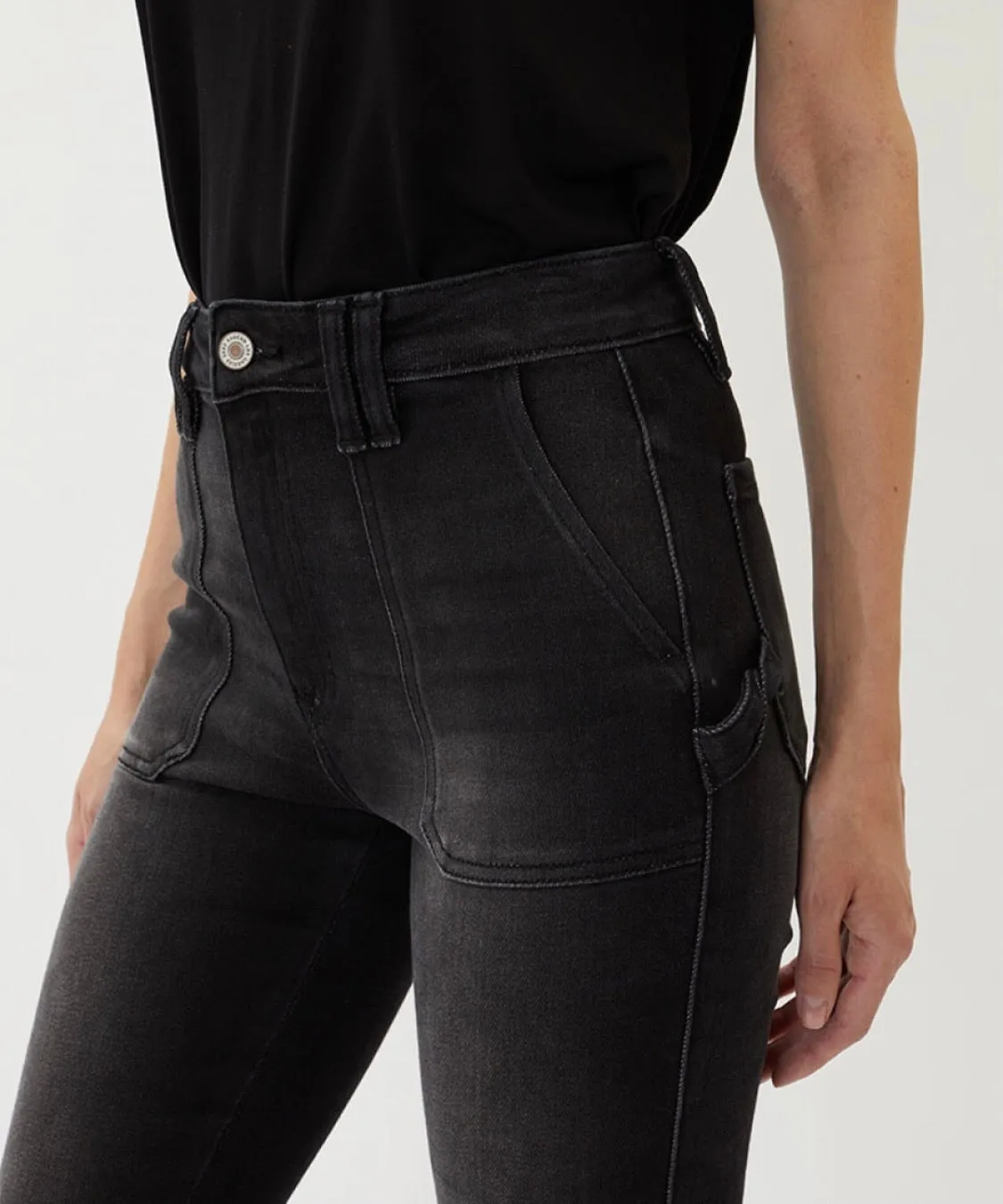 Black Carpenter KanCan Jeans