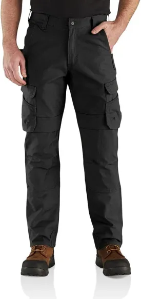Carhartt mens Rugged Flex Steel Cargo Work Utility Pants, Black, 38W x 34L US