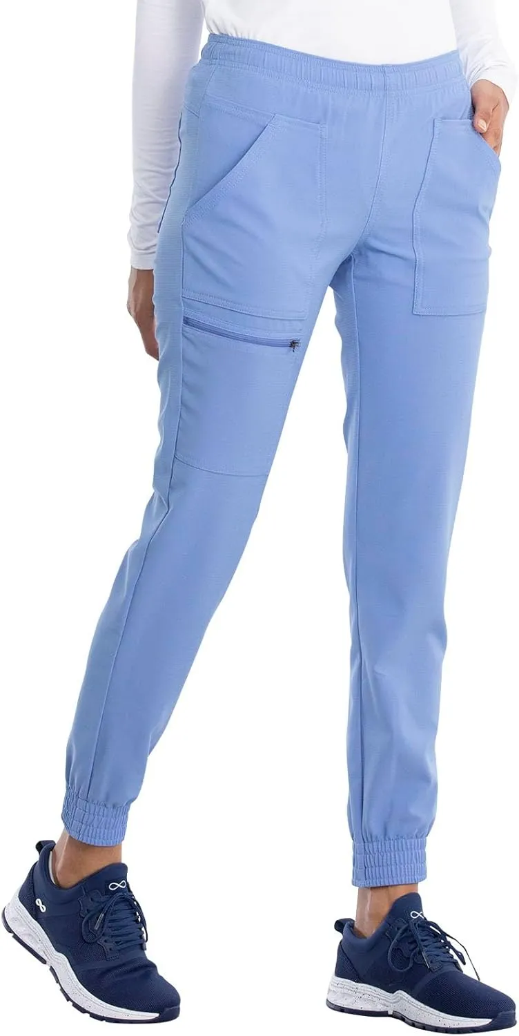 Cherokee Women's Mid Rise Tapered Leg Jogger Scrubs Pant