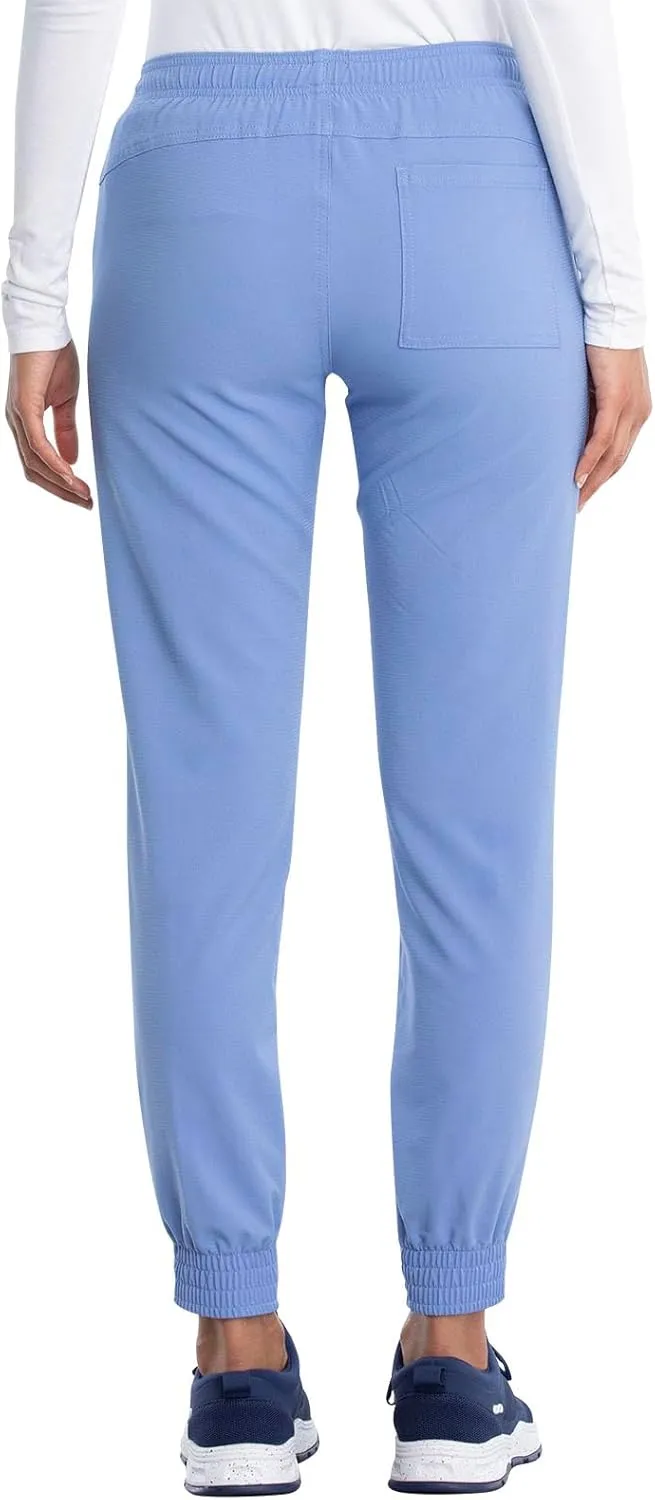 Cherokee Women's Mid Rise Tapered Leg Jogger Scrubs Pant