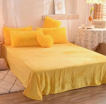 Colorful Fluffy Bedding Set