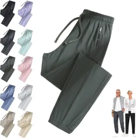 Comfysfit.Com Unisex Ultra Stretch Active Quick Drying Pants for Women Over 50, Multiple Sizes, Black, S-5XL