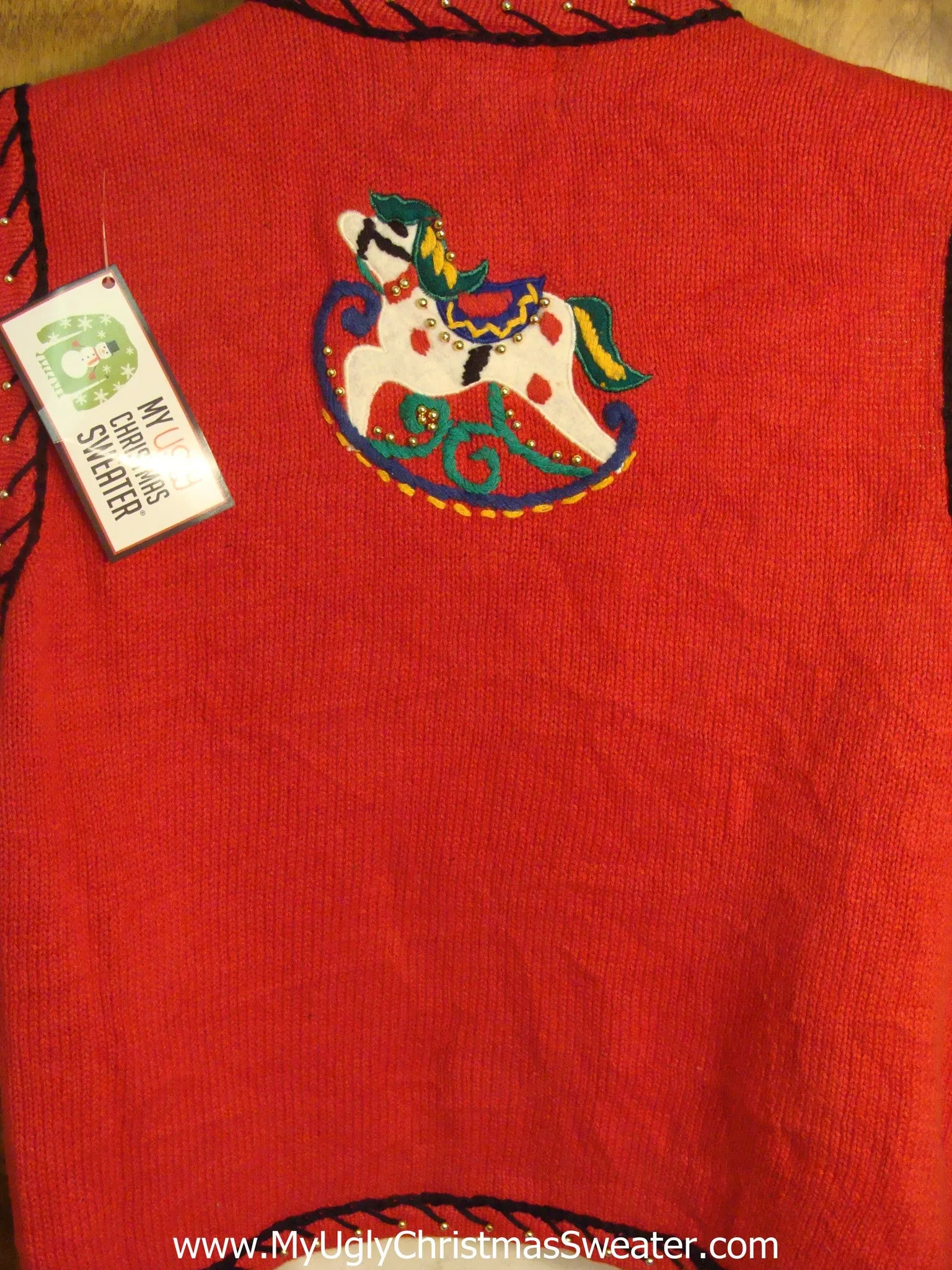 Festive Christmas Eve Tacky Christmas Sweater Vest