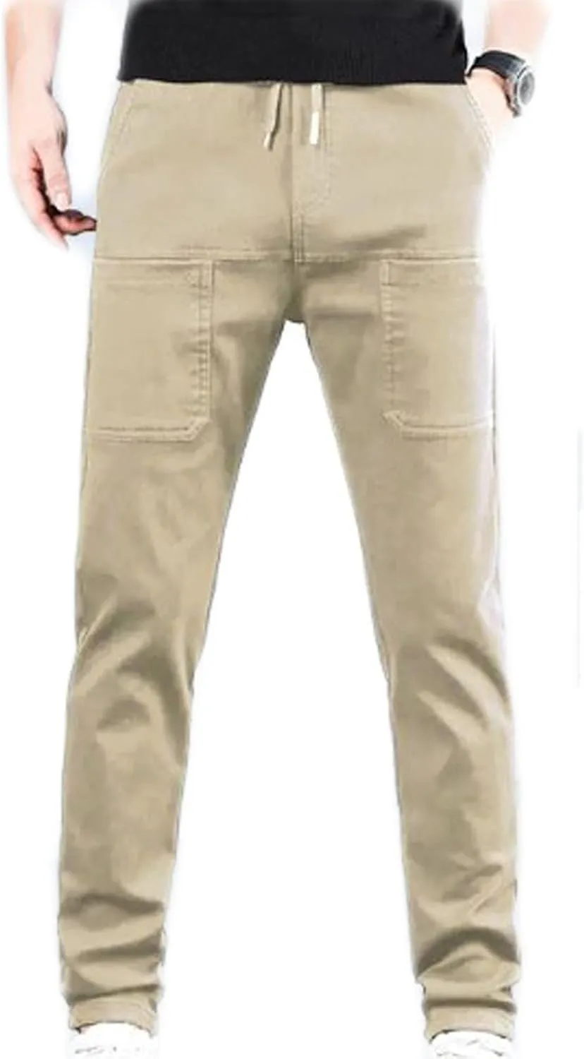 Manlira MultiPants - High Stretch Multi-Pocket Durable Cargo Pants, Mens Big and Tall Cargo Pants