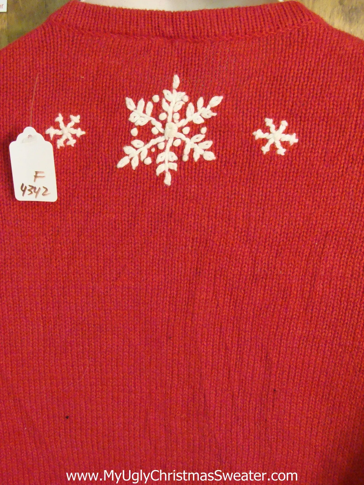 Red Winter Scene 2sided Funny Christmas Sweater