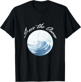 Save The Ocean Wave T-Shirt
