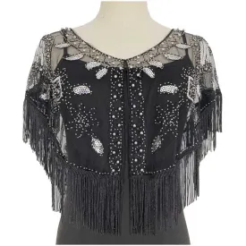 Sequin Shawl Wraps Evening Cape Scarf for Wedding Party