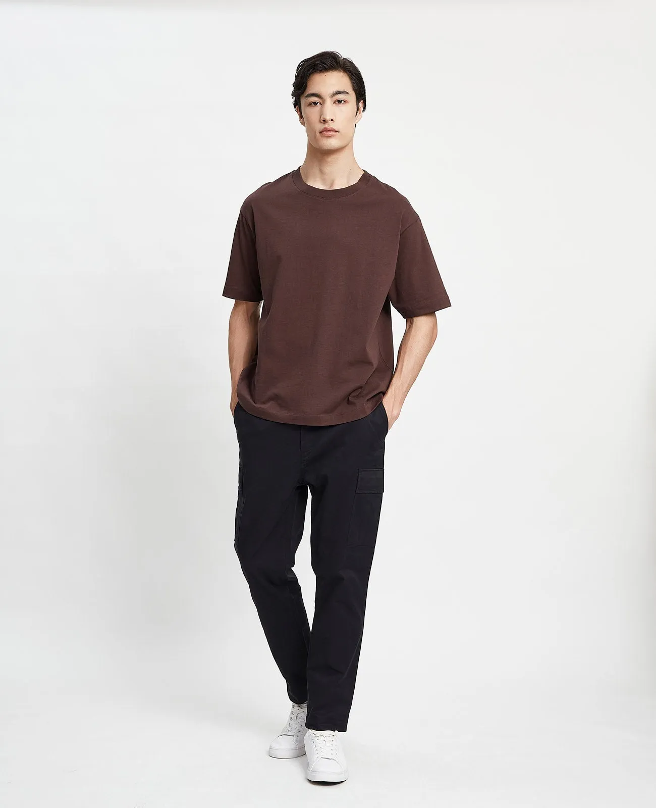 Supima Oversized Crew Neck Tee