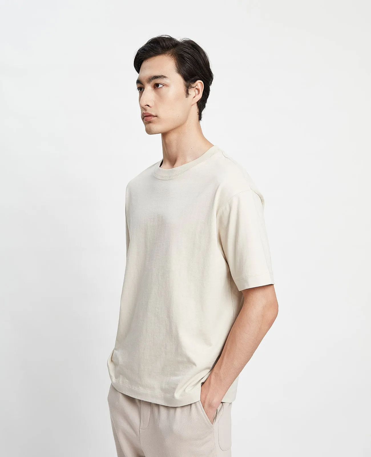 Supima Oversized Crew Neck Tee