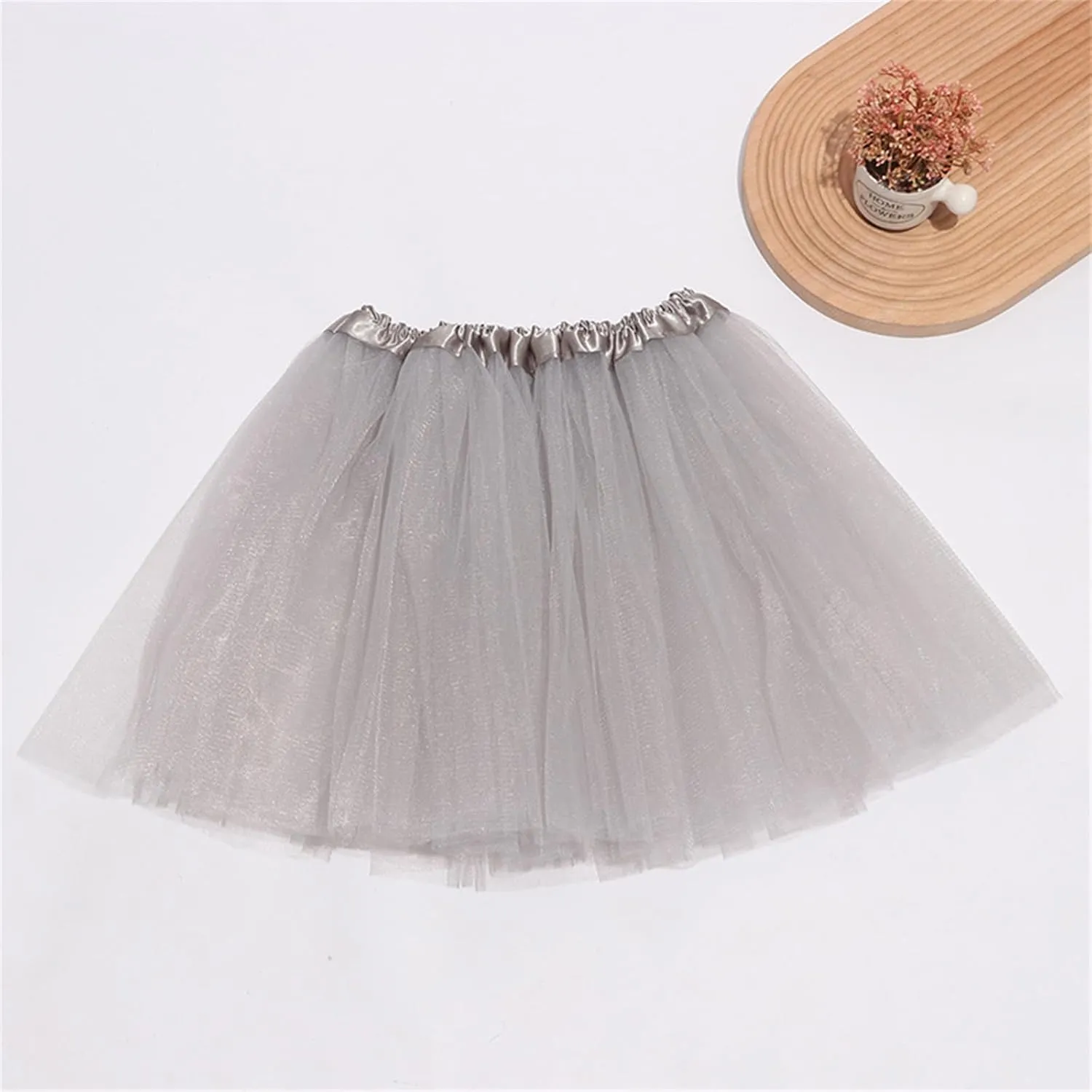 Tutu Skirts for Women Summer 3 Layers Dance Tulle Skirts Lightweight Layered Fancy Costume Solid Color Tie Dye Skirt